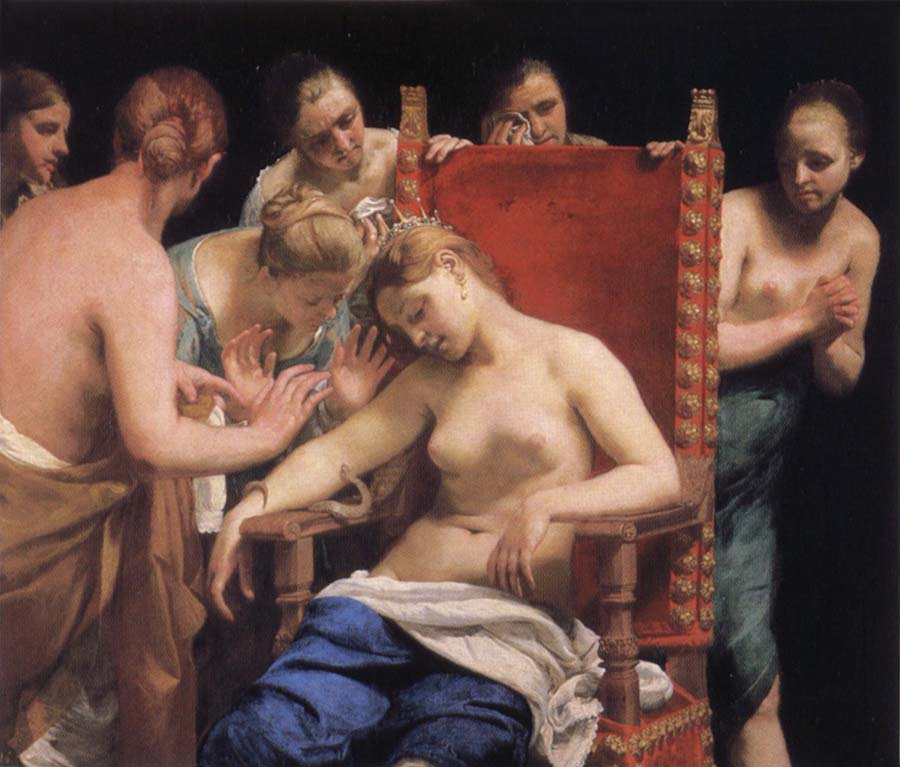 Guido Cagnacci Suicied of Cleopatra